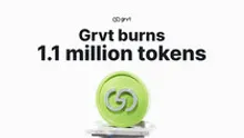 GRVT Burns 1.1 Million Tokens as Countdown to Grvt 2.0 Begins