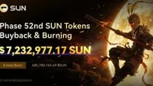 SUN.io Completes 52nd Buyback and Burn: Total SUN Burned Surpasses 685M as SunSwap Accelerates Ecosystem Integrations