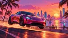 White House Says Elon Musk's Flying Tesla Roadster Arrived Before GTA 6