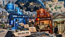 Visa and Mastercard adopt USDC payouts across 200 countries