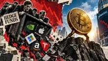 Bitcoin fell 1.3% while Nasdaq-100 lost 5.5% in last week’s tech selloff