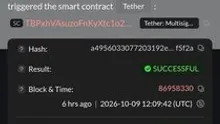THORChain Pitches a DEX That Can't Freeze Funds. Tether Just Froze $1.45M in Its Vaults