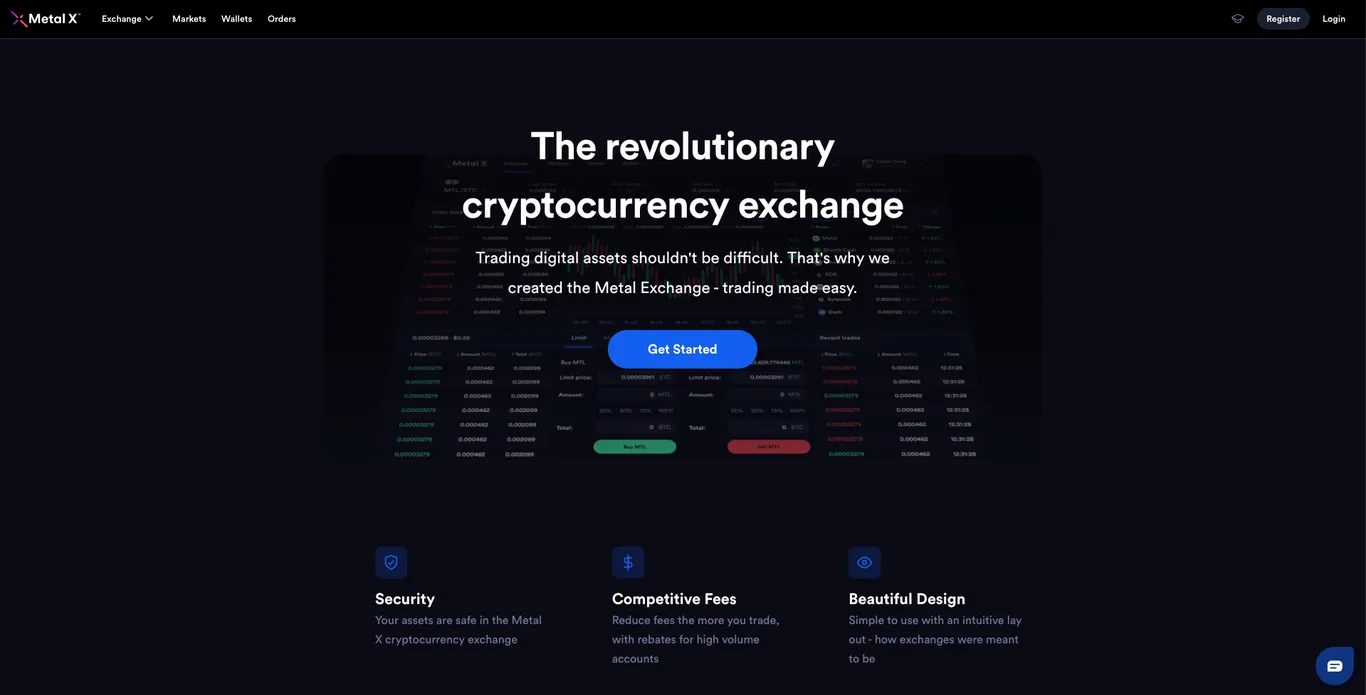 Metal X Exchange