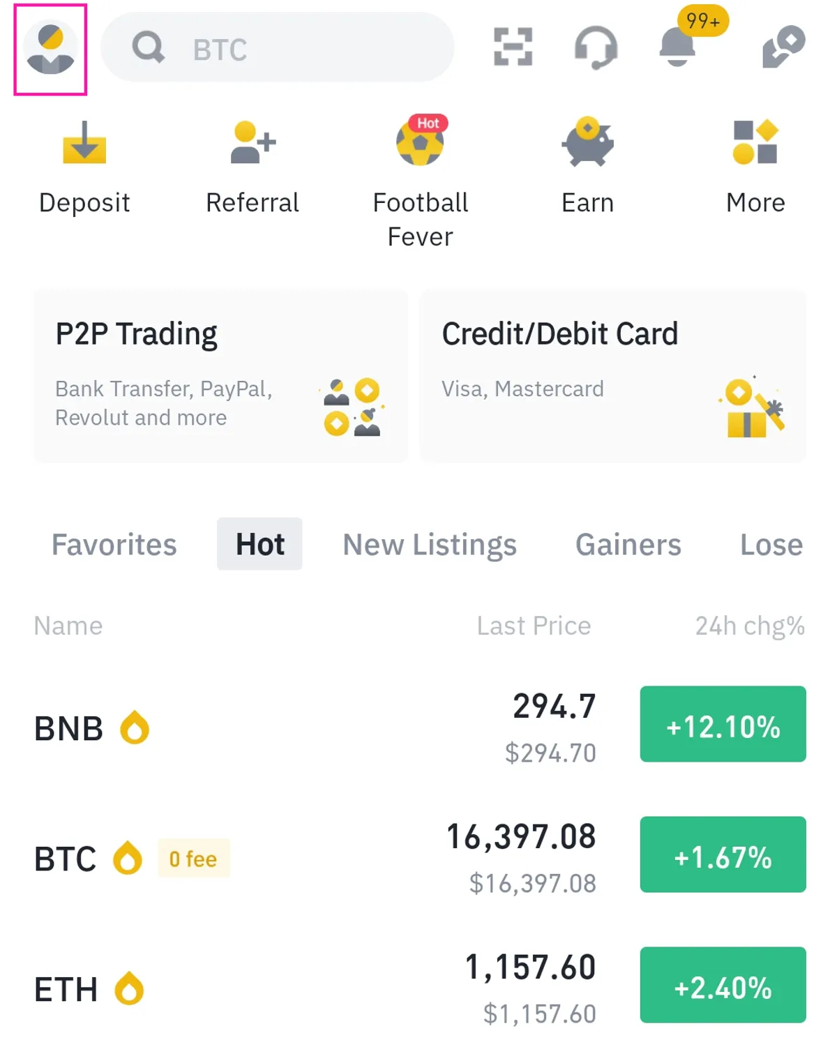 Binance gift card