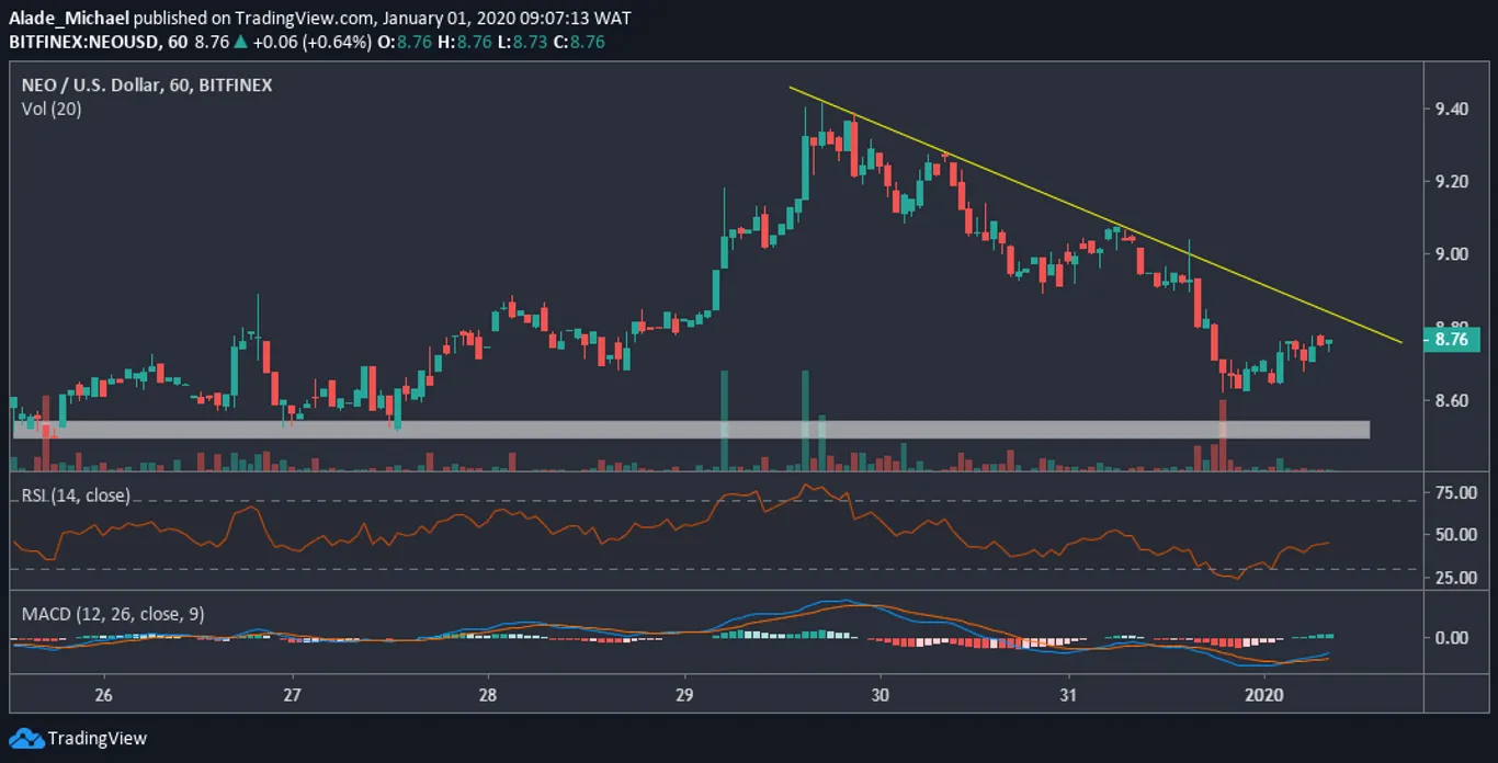 NEO Price Prediction: 1H Chart