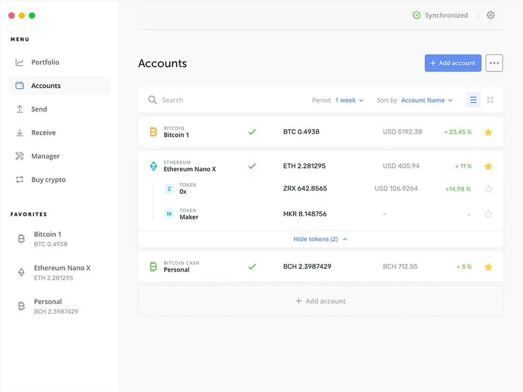 Ledger live app