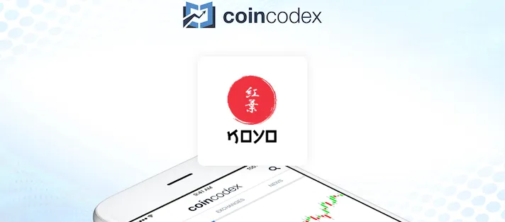 Koyo Price: Live KOY/USD Rate, Market Cap & KOY Price Chart | CoinCodex