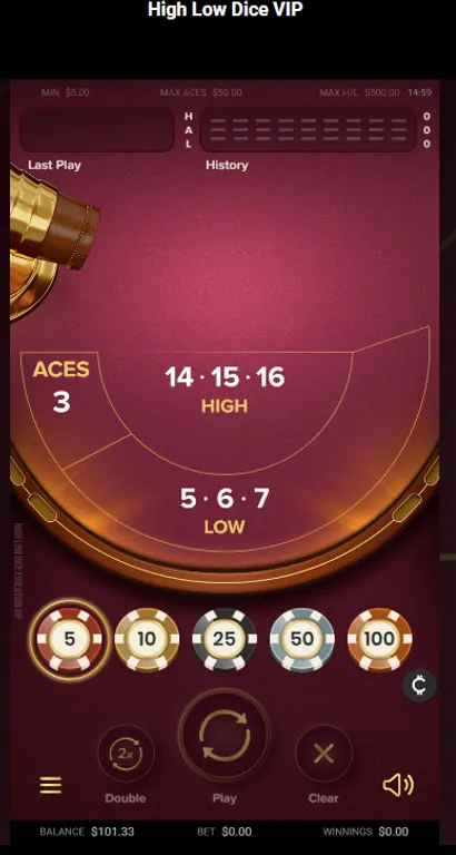Example of a table game