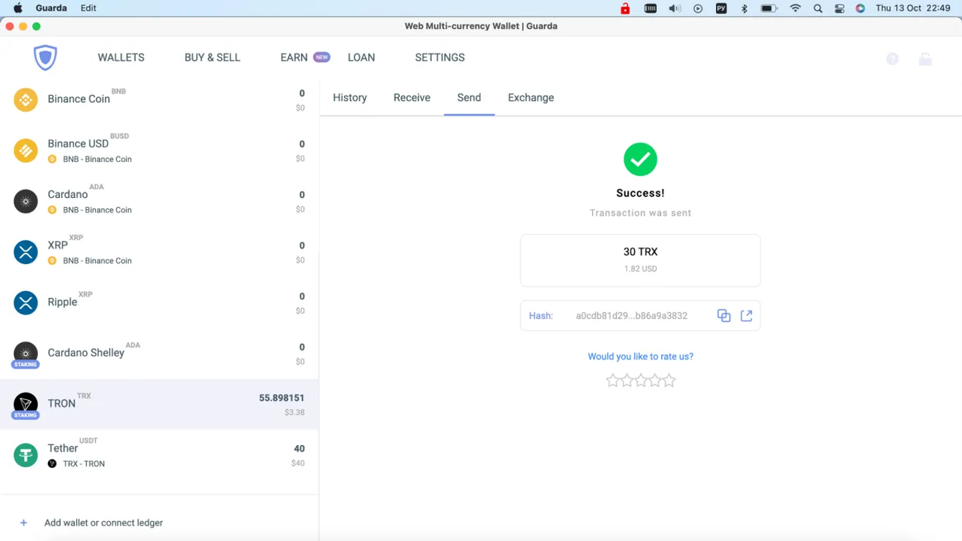 Tron Staking