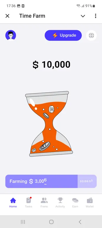 Time Farm app