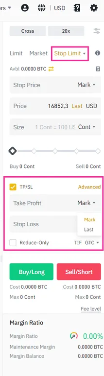 Binance Take Profit and Stop Loss