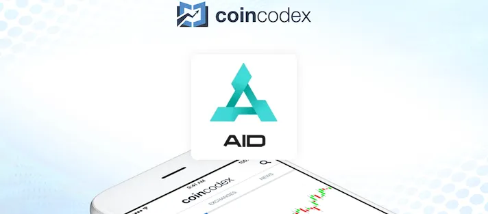 AID Price: Live AID/USD Rate, Market Cap & AID Price Chart | CoinCodex