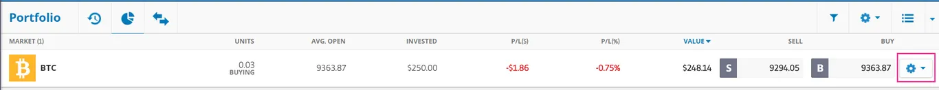 BTC Portfolio 