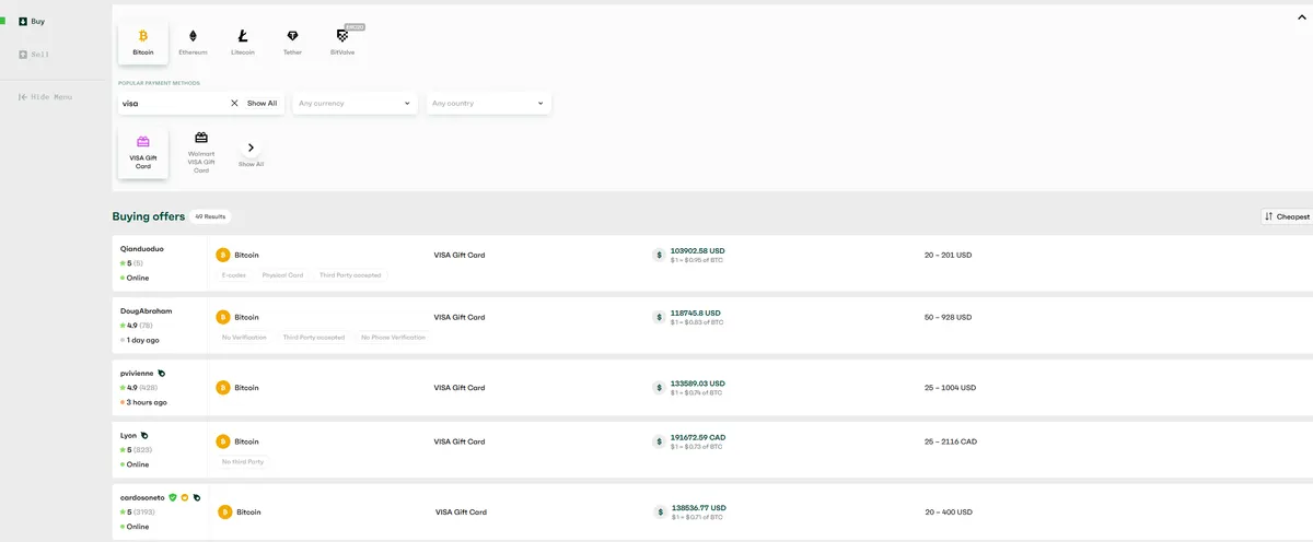 BitValve marketplace