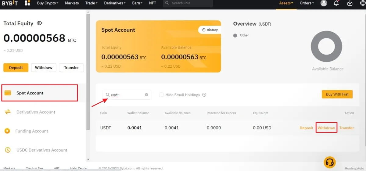 crypto search field