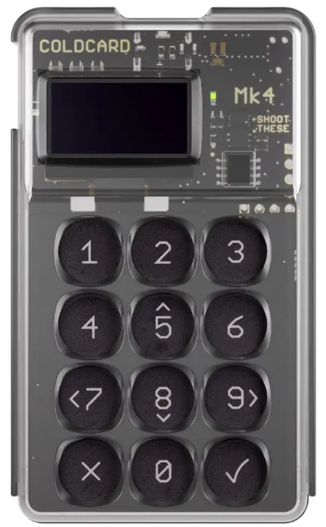 Coldcard Mk4 Crypto Wallet