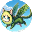 Flying Avocado Cat