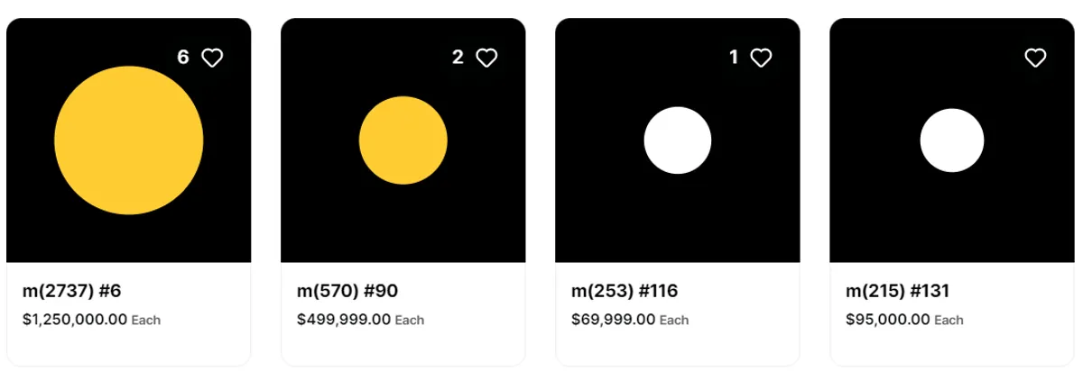 Merge NFTs with the largest mass
