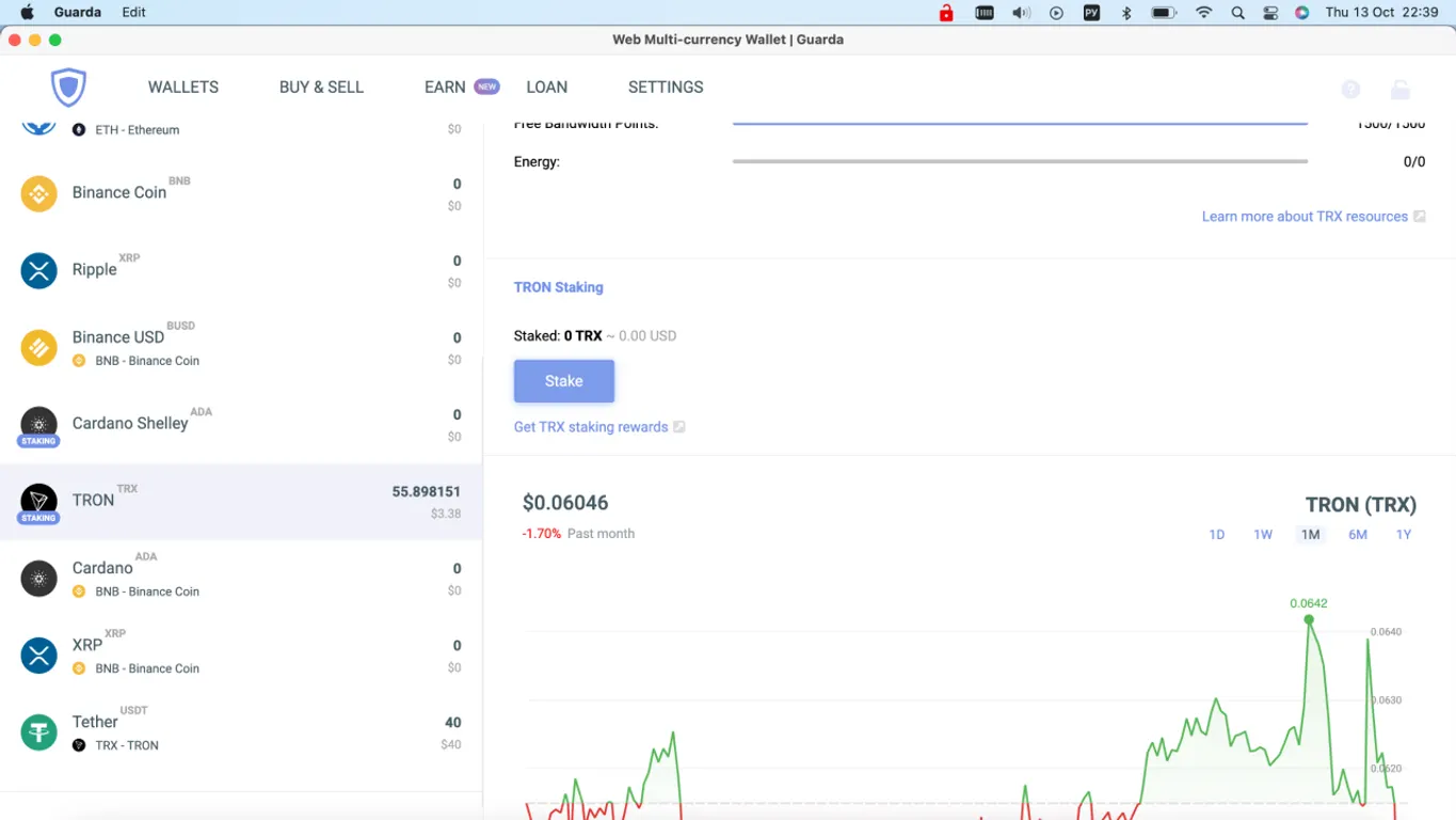Tron Staking