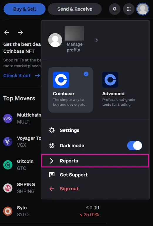 Coinbase taxes