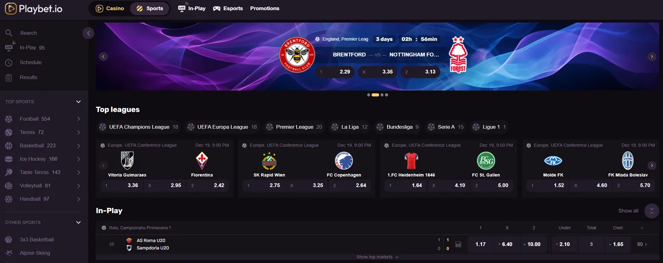 Playbet sports betting