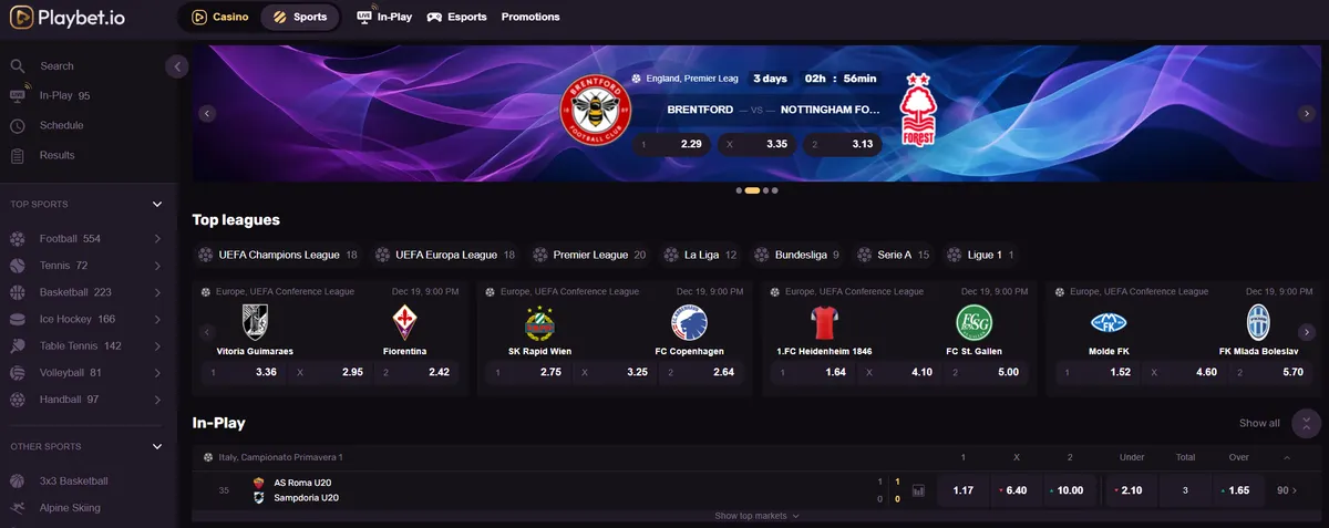 Playbet sports betting