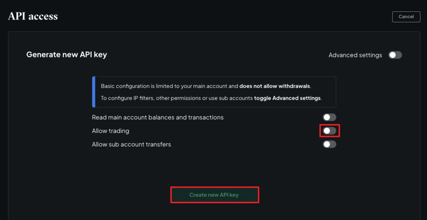bistamp settings