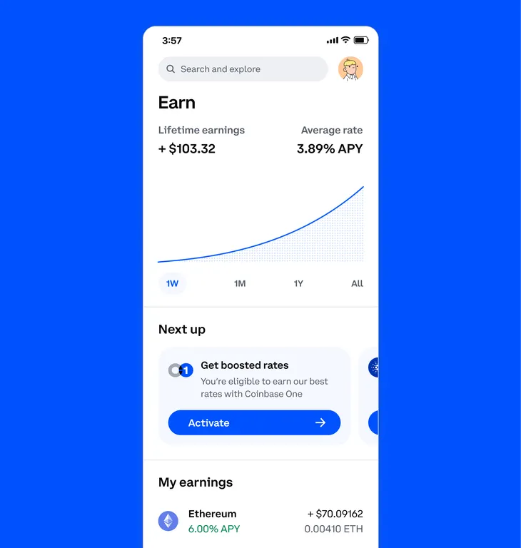 Coinbase app