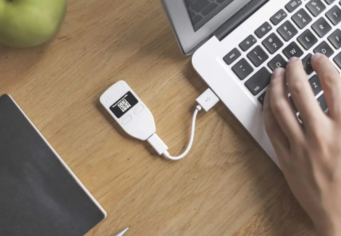 Trezor Model One crypto hardware wallet