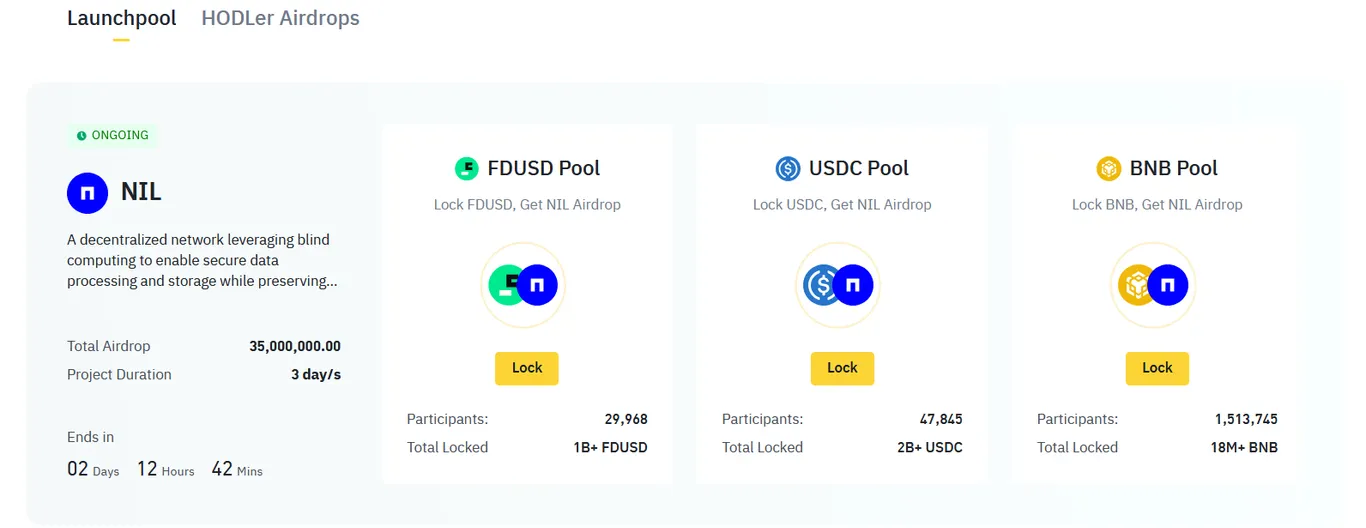 Nillion Launchpool Binance
