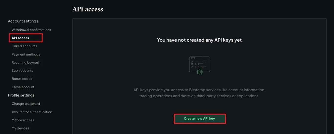 bistamp settings