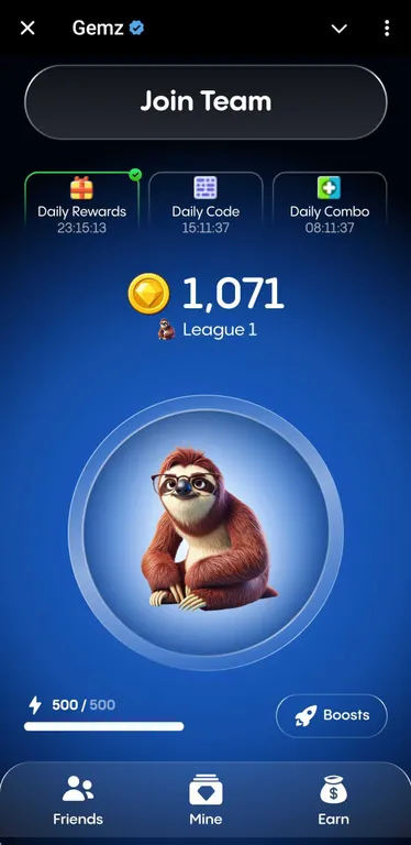 gemz telegram game