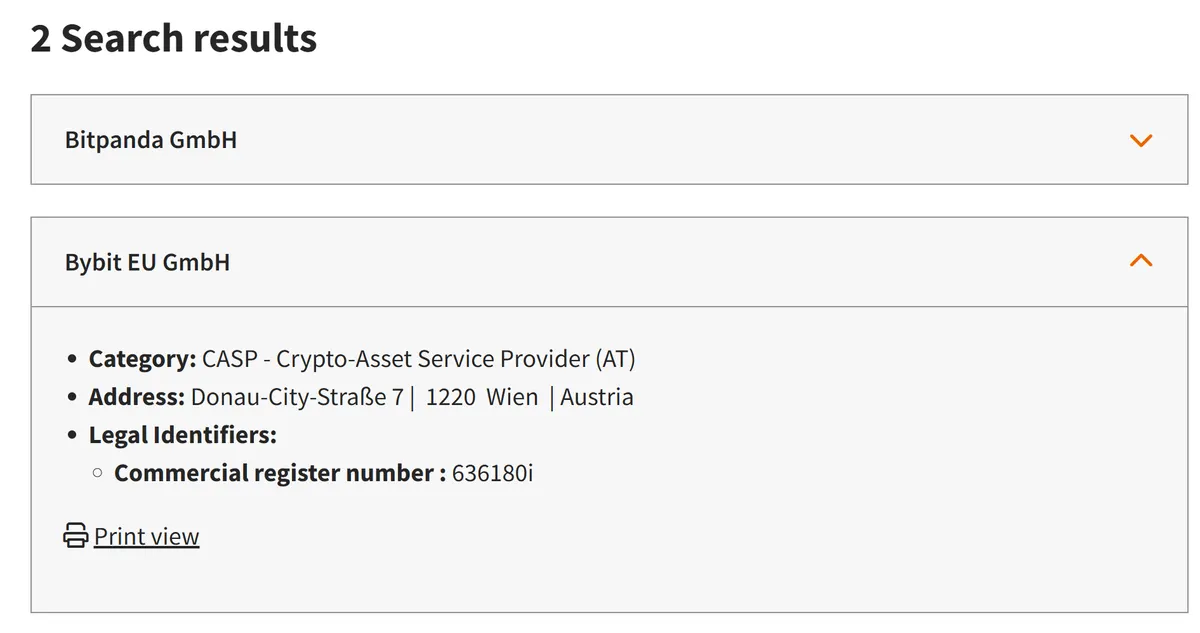 Bybit listing on FMA