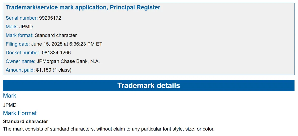 JPMorgan's trademark activation