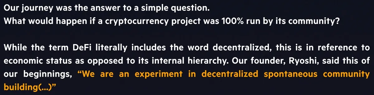an excerpt from the Shiba Inu whitepaper