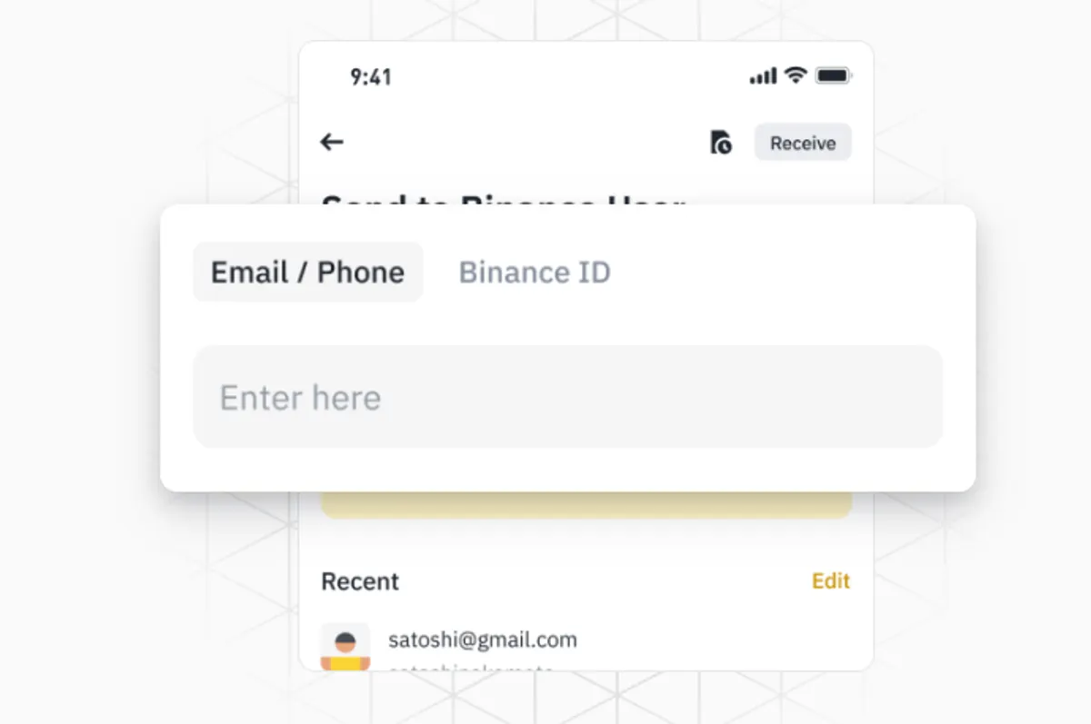 binance pay interface