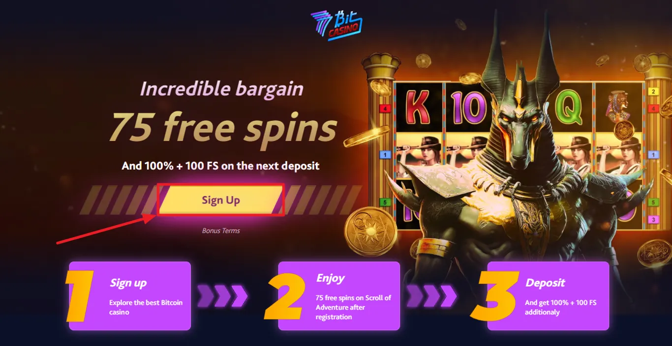 7bit casino homepage
