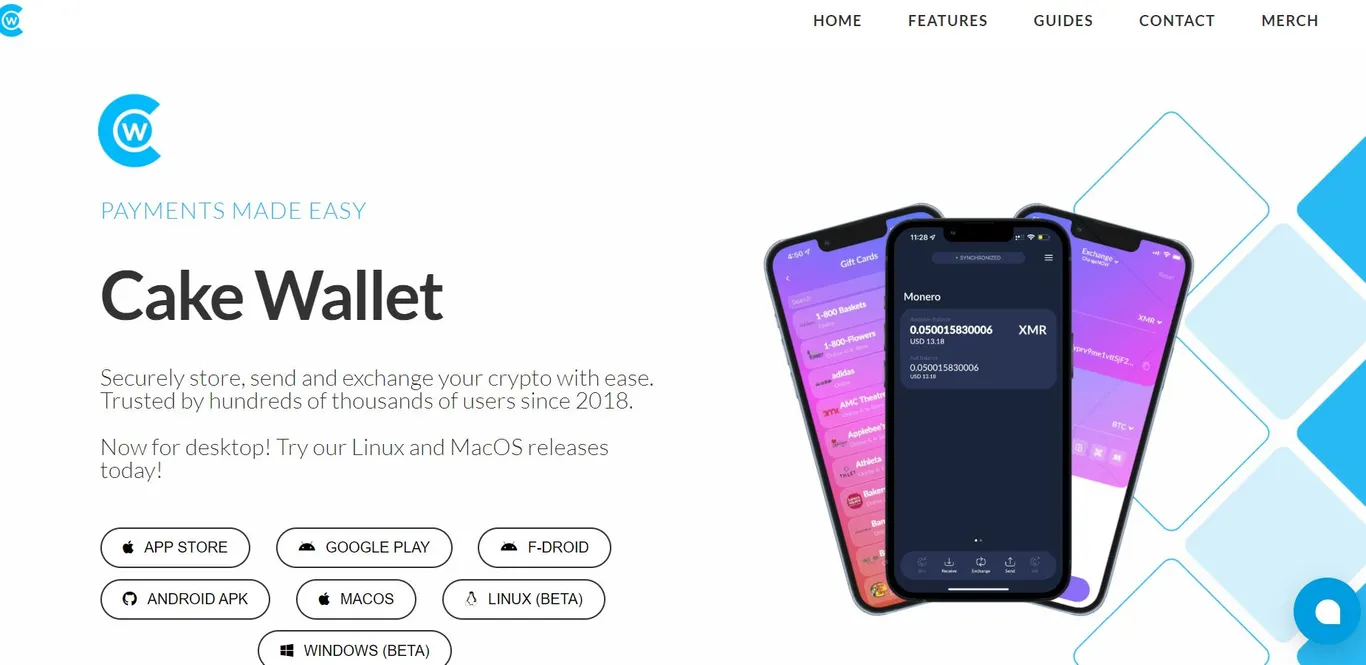 Cake Monero Wallet