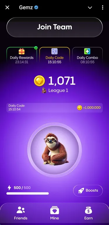 gemz daily code