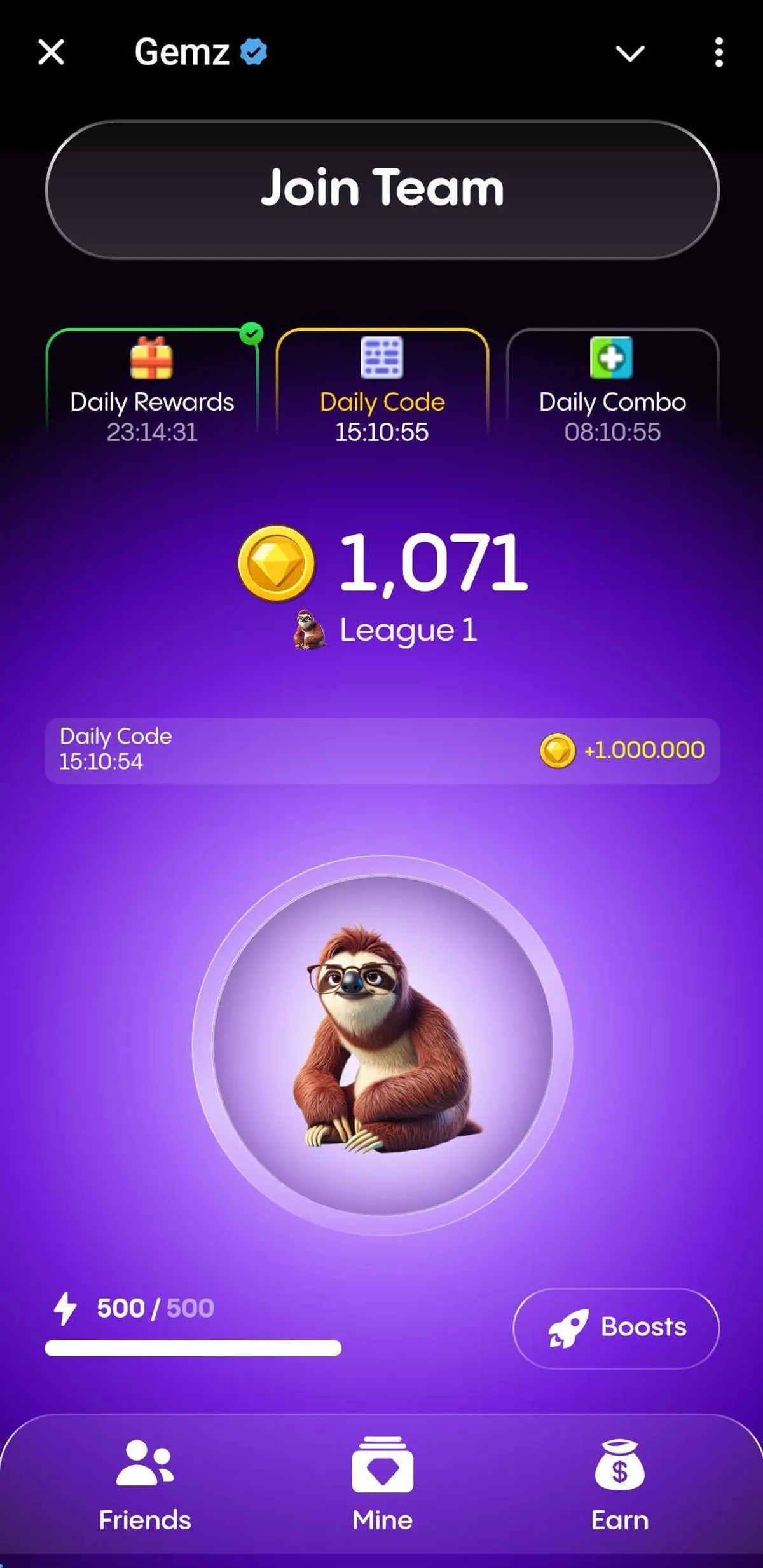 gemz daily code