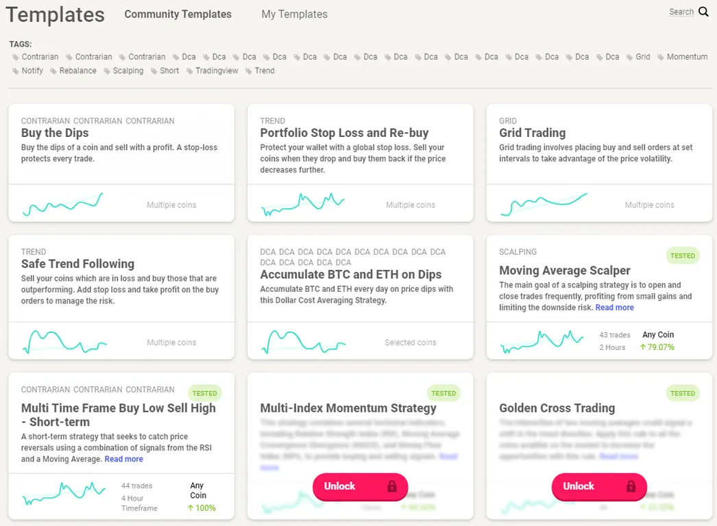 coinrule templates