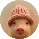 pig wif hat