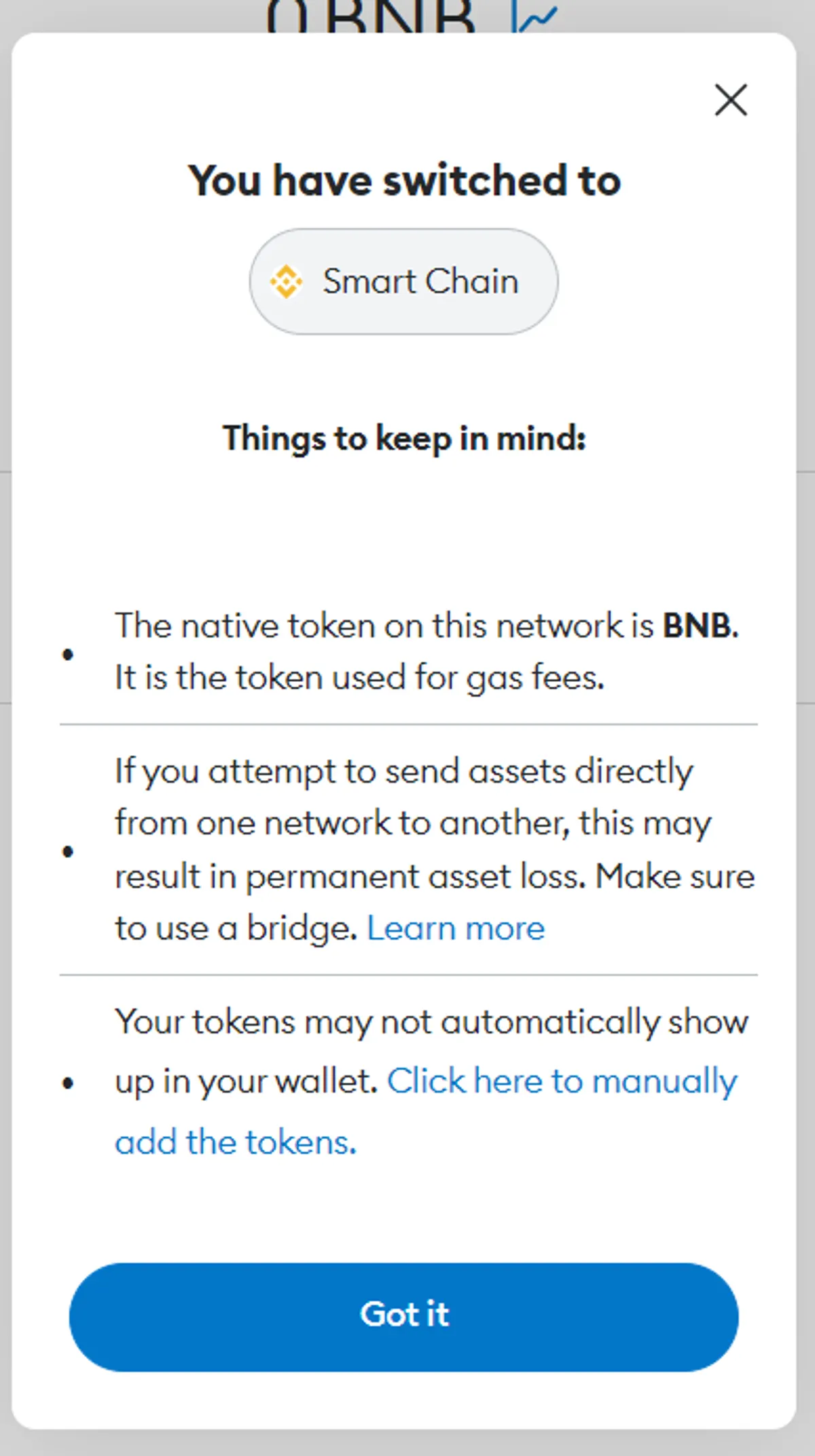 Add Binance Smart Chain to MetaMask