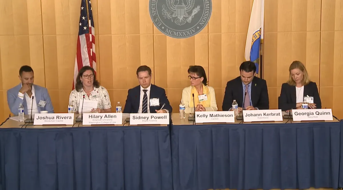 SEC Crypto Task Force roundtable