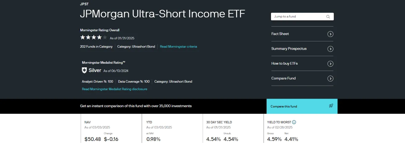 JPMorgan jpst