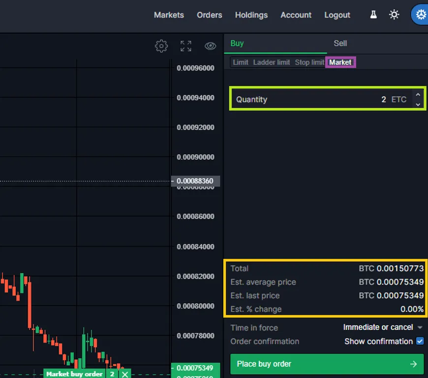 buy cryptocurrency on Bittrex