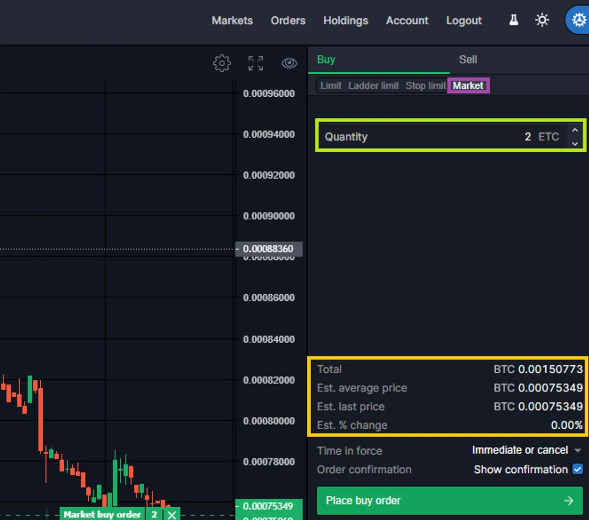 buy cryptocurrency on Bittrex