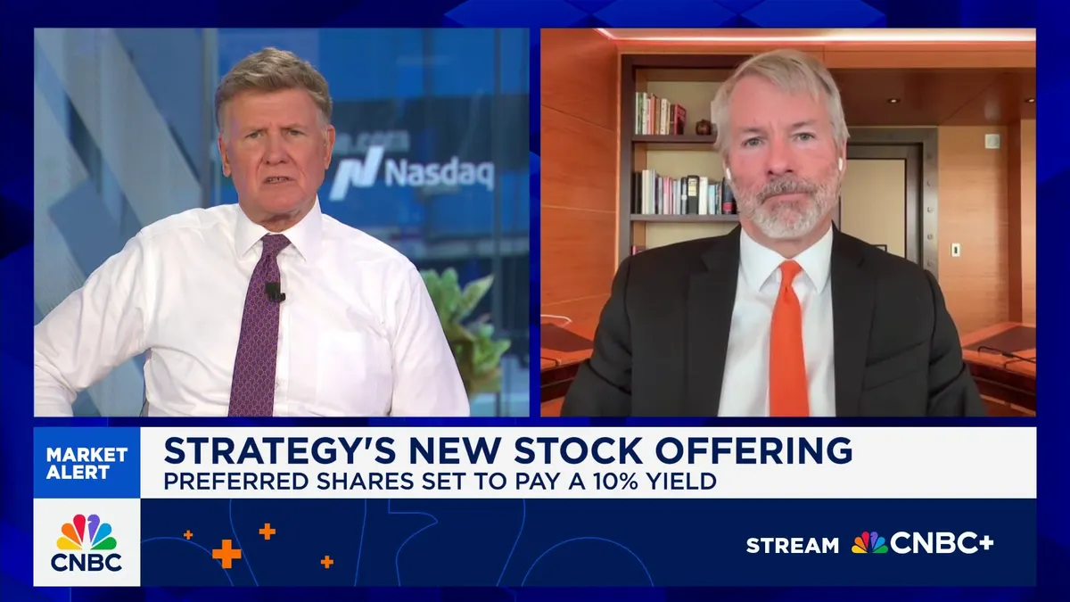 Saylor on CNBC