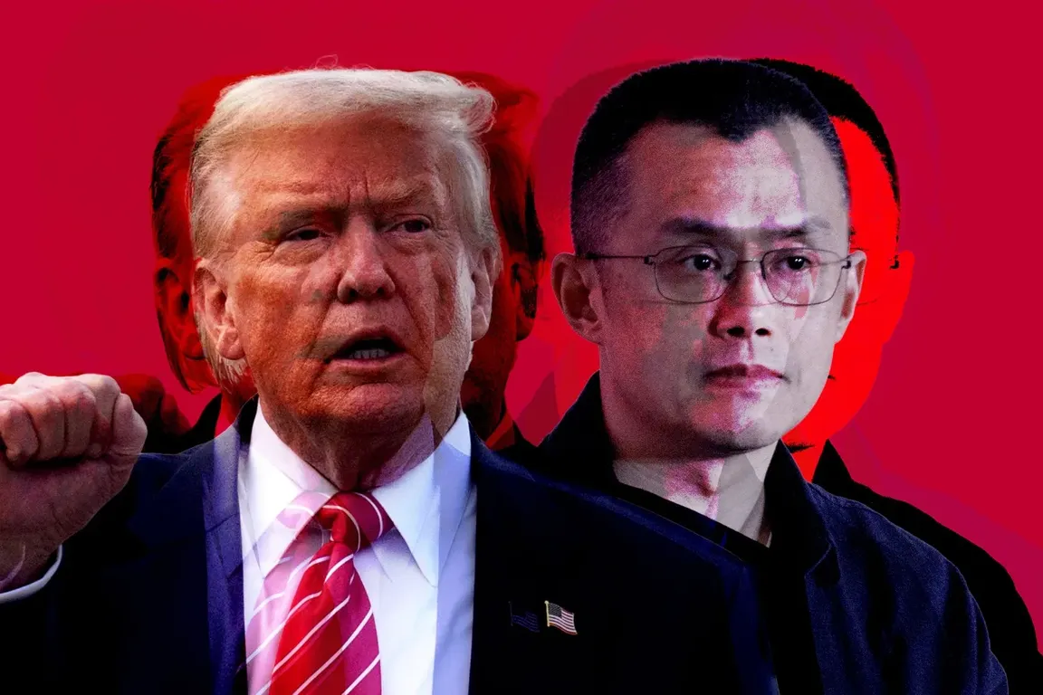 Trump and CZ illustration