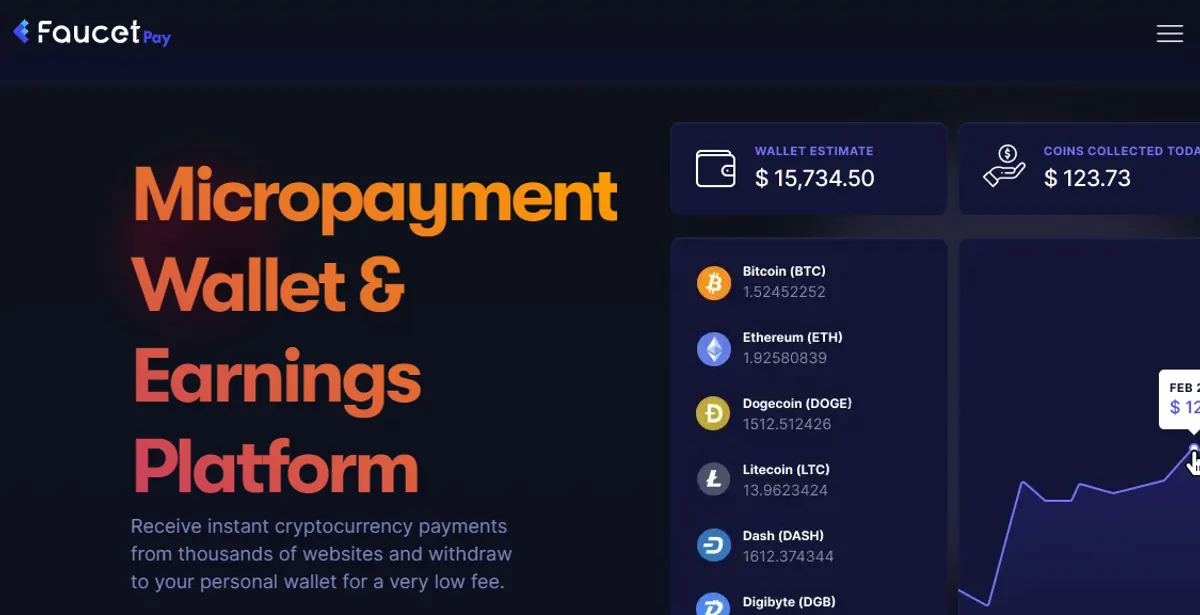 FaucetPay is one of the best crypto faucet apps in 2024